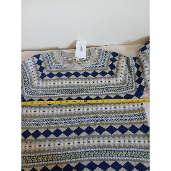 Style & Co Fair Isle Crew-Neck Sweater Gray Size 2XL - Picture 10 of 16